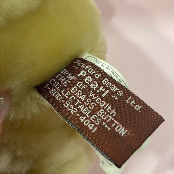 Brass Button Collectables - Pearl - The Bear Of Wealth - Pickford Bears Ltd 9” - Picture 5 of 6